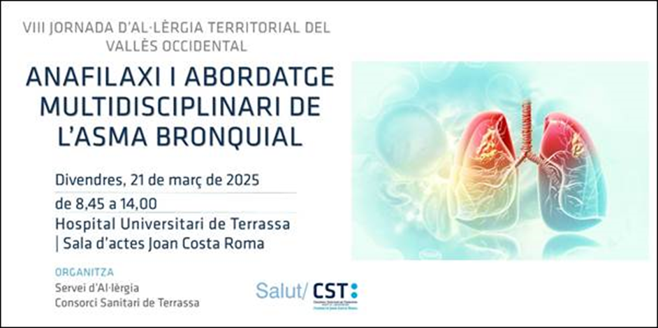 VIII JORNADA D'AL·LÈRGIA TERRITORIAL DEL VALLÈS OCCIDENTAL. 