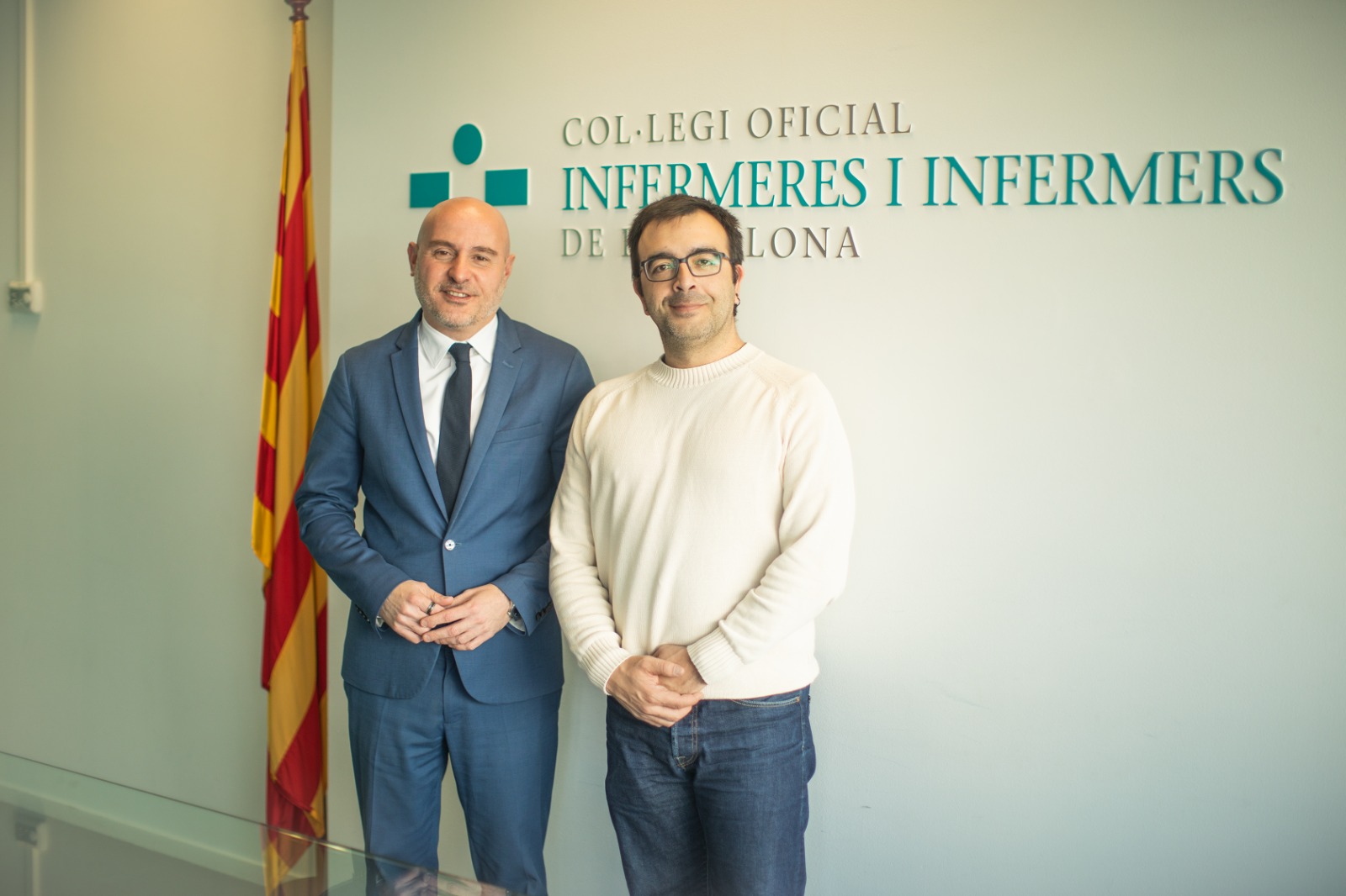 El delegat del Govern d’Espanya, Carlos Prieto Gómez, visita el COIB i es reuneix amb el president Borja Manzanares