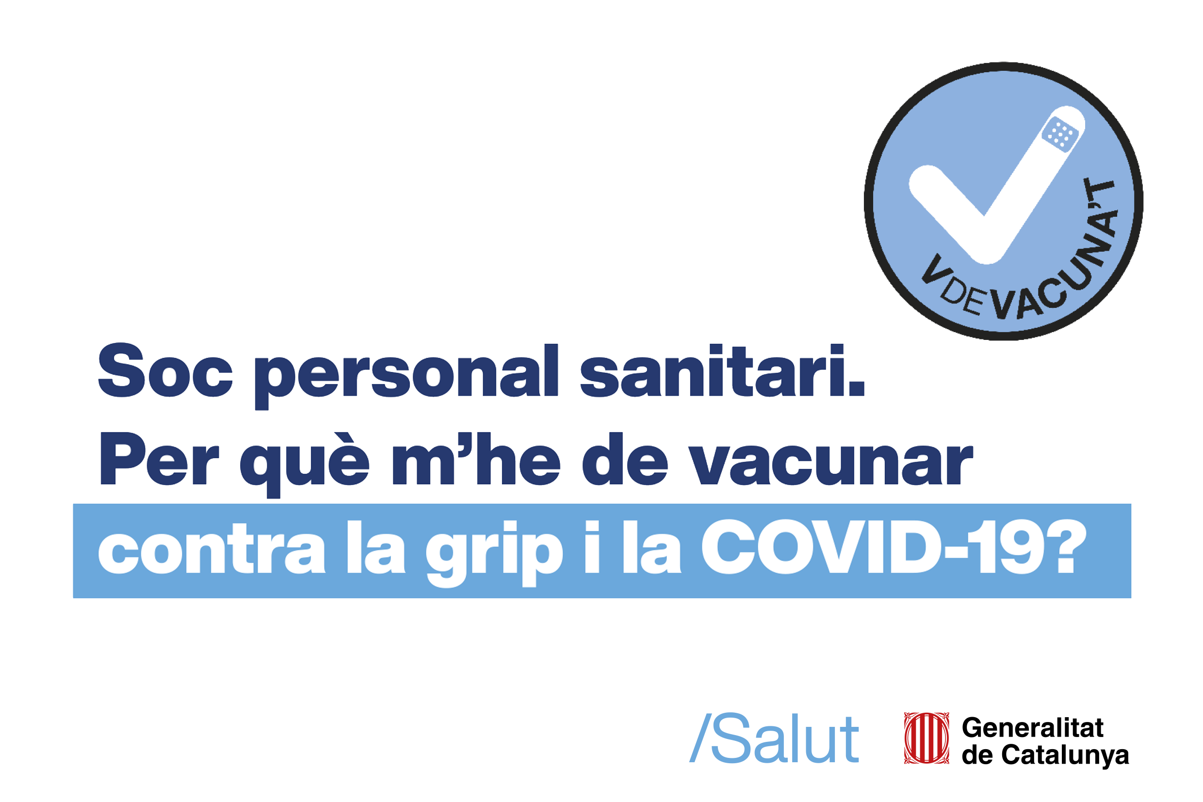 Arrenca la campanya contra la grip amb l'objectiu de vacunar el 75% dels professionals de salut